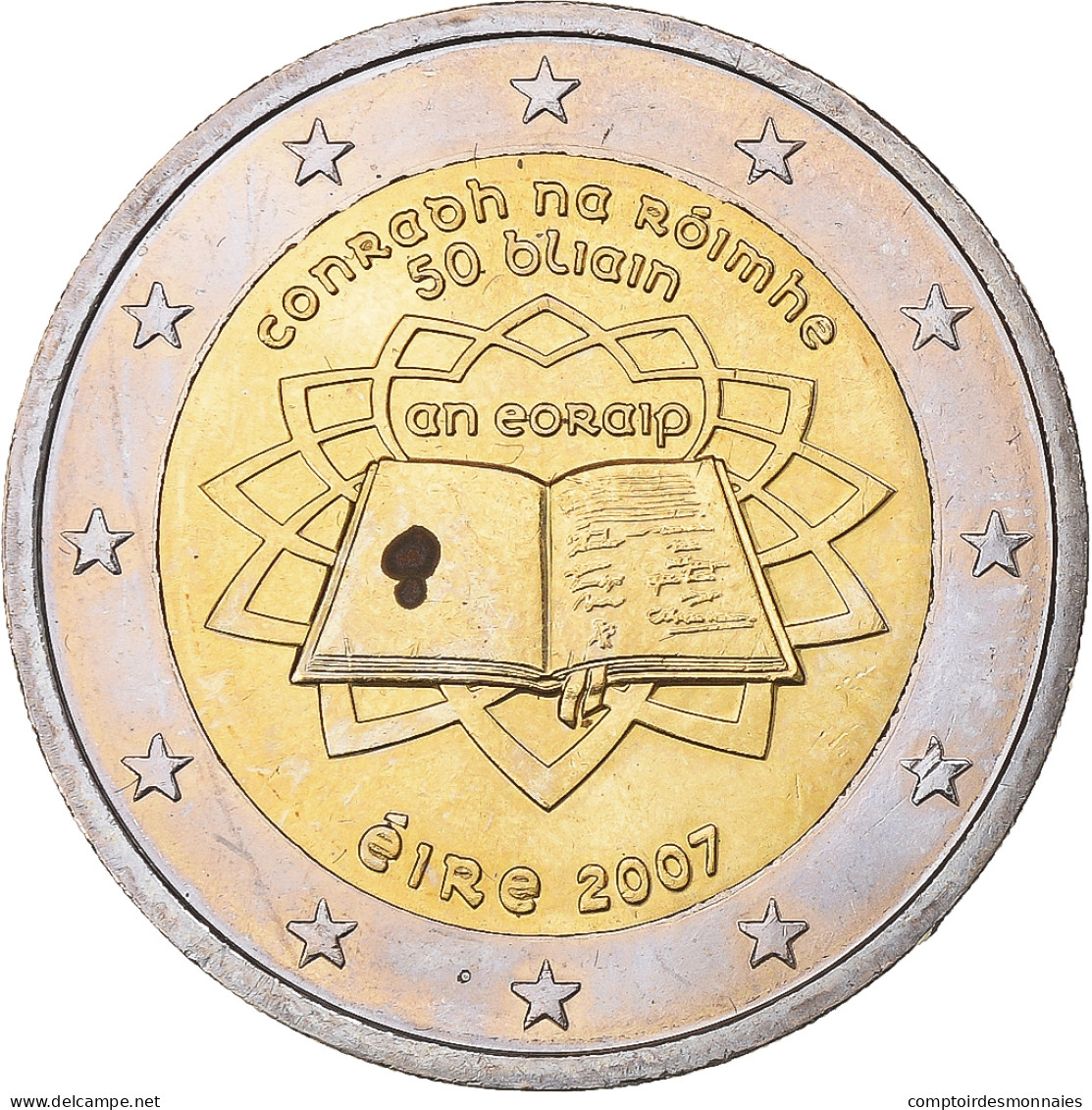 République D'Irlande, 2 Euro, 2007, Sandyford, TTB, Bimétallique, KM:53 - Ireland