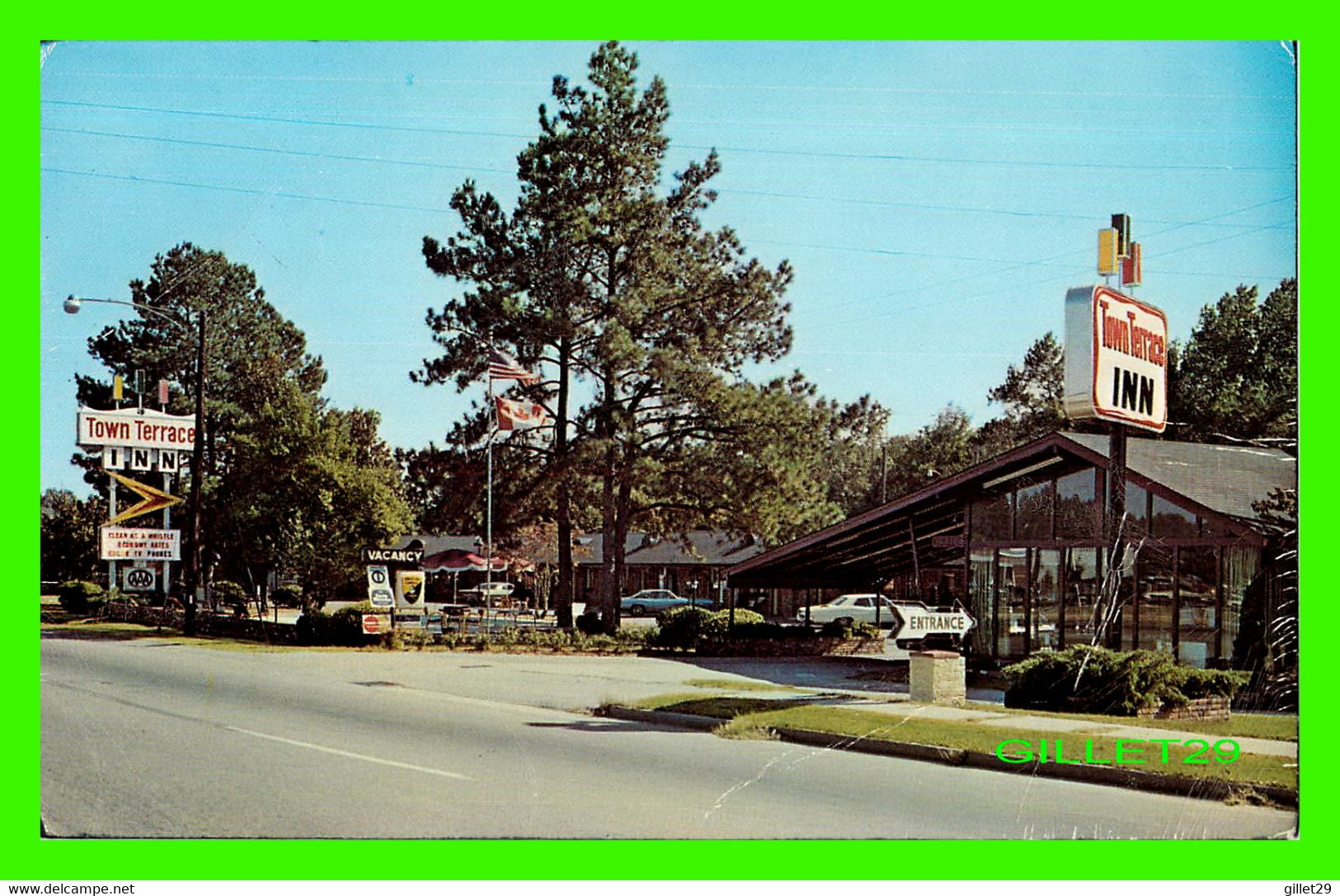 ORANGEBURG, SC - TOWN TERRACE INN - TRAVEL IN 1984 - DEXTER PRESS INC -  PUB. BY AYCOCK'S PHOTO SERVICE - - Orangeburg