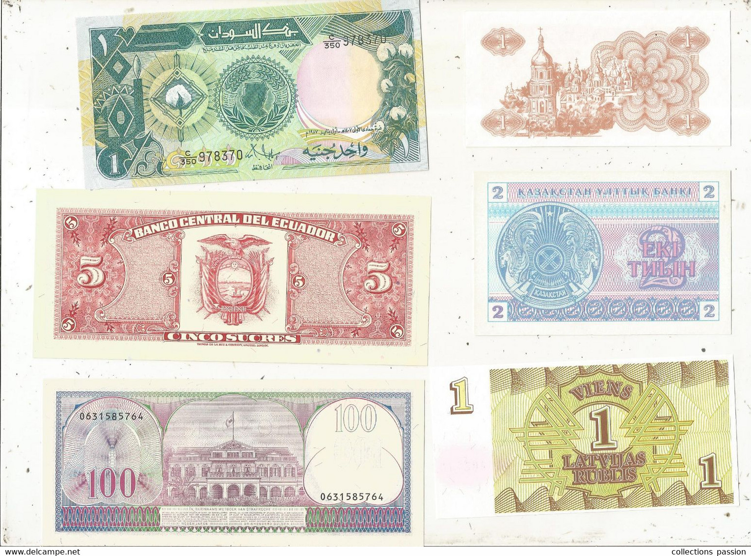 JC, Vrac De Billets , LOT DE 27 BILLETS UNC, 10 Scans , Envoi En Recommandé R 1 - Lots & Kiloware - Banknotes