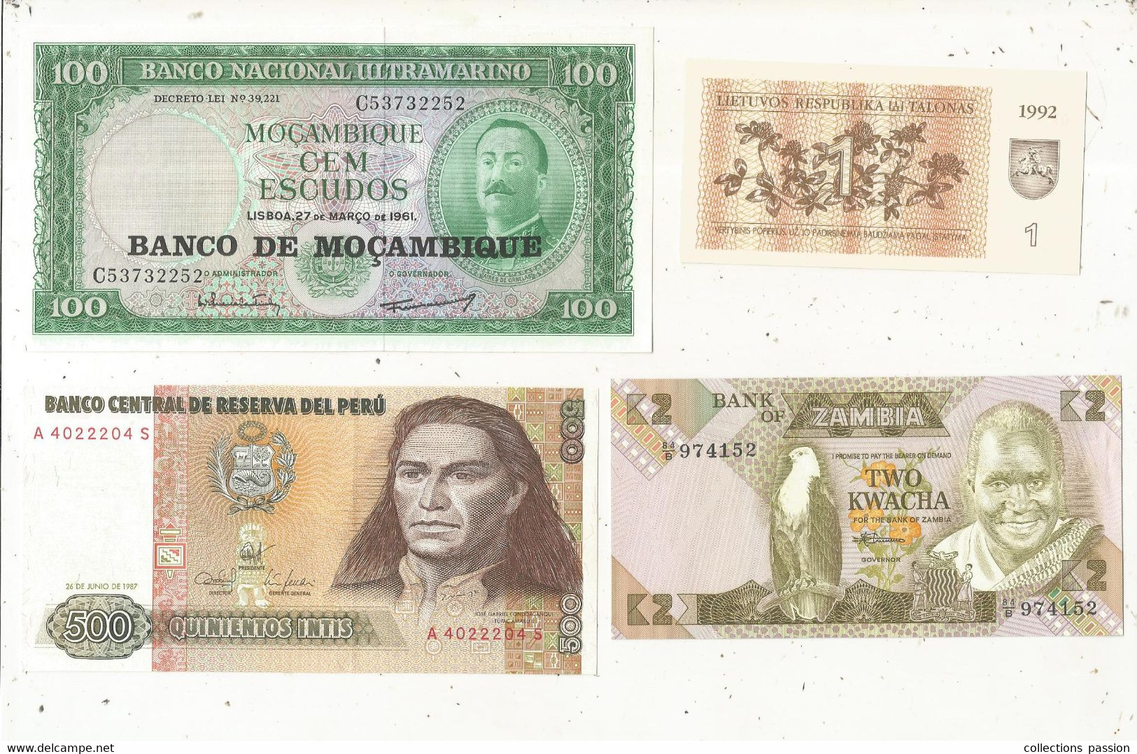 JC, Vrac De Billets , LOT DE 27 BILLETS UNC, 10 Scans , Envoi En Recommandé R 1 - Mezclas - Billetes