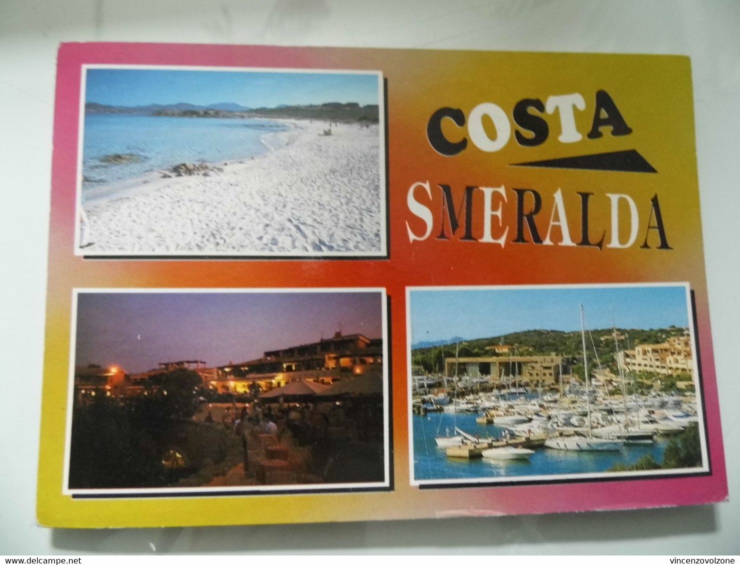 Cartolina Viaggiata  "COSTA SMERALDA" 1995 - Olbia