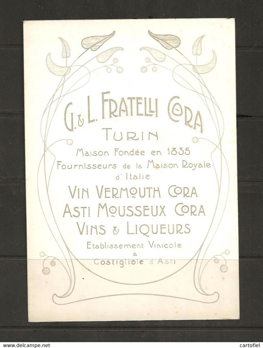 ORIGINAL-VIEUX-MENU-ASTI SPUMANTE CORA-ART-DECO-STYLE-MUCHA-LITHO-O.DE RYCKER&MENDEL-DIMENSIONS+-14-20 CM-VOYEZ 4 SCANS - Menu