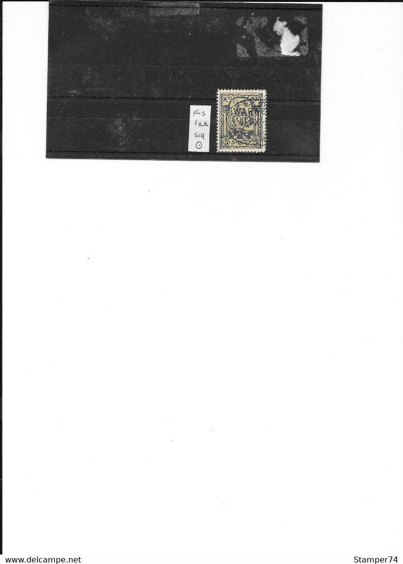 1915 Warszawa Stamp Used Fis 1aa Signed Berbeka - Usados
