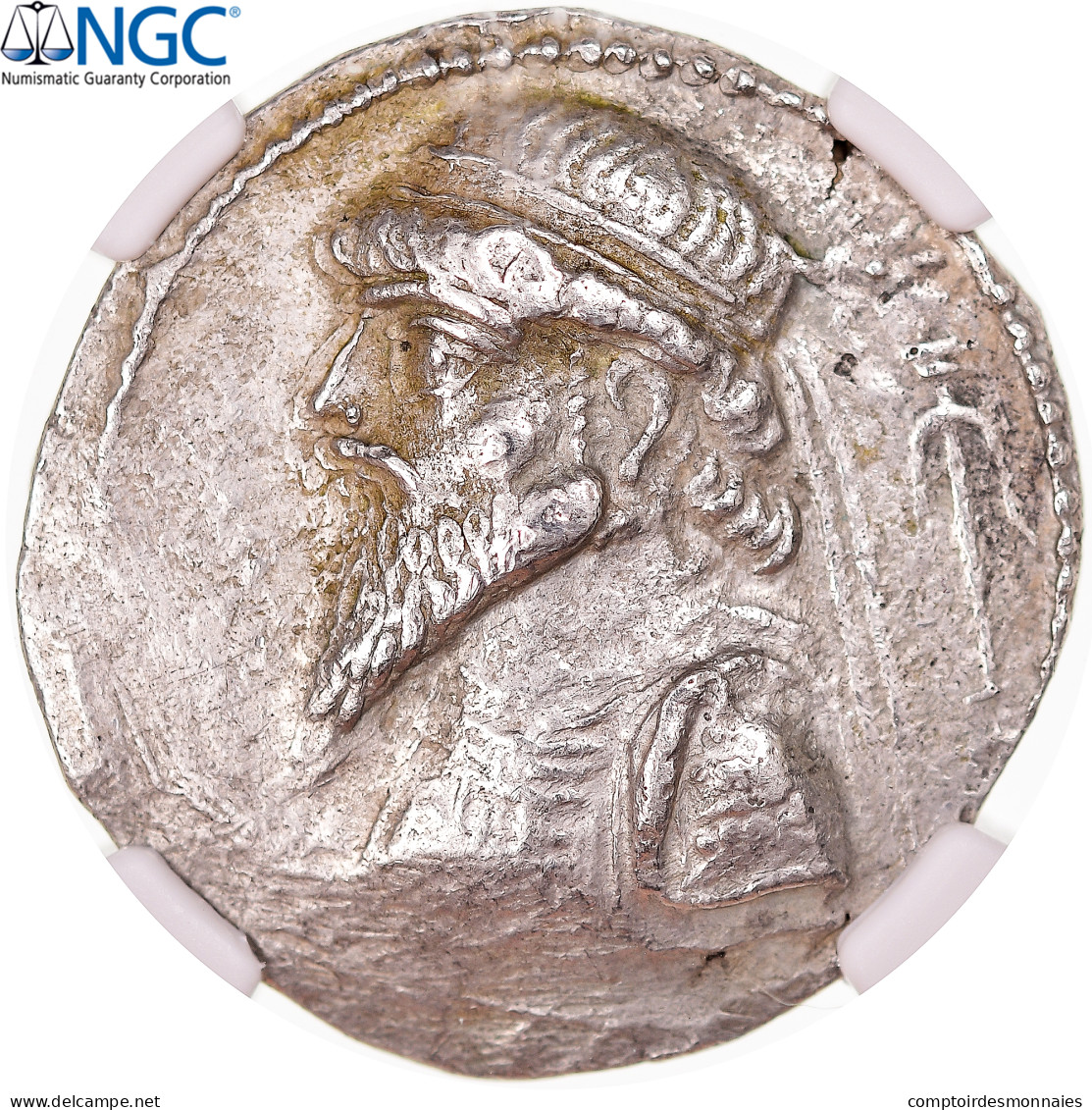Monnaie, Élymaïde, Kamnaskires V, Tétradrachme, Ca. 54-32 BC, Seleucia Ad - Oosterse Kunst