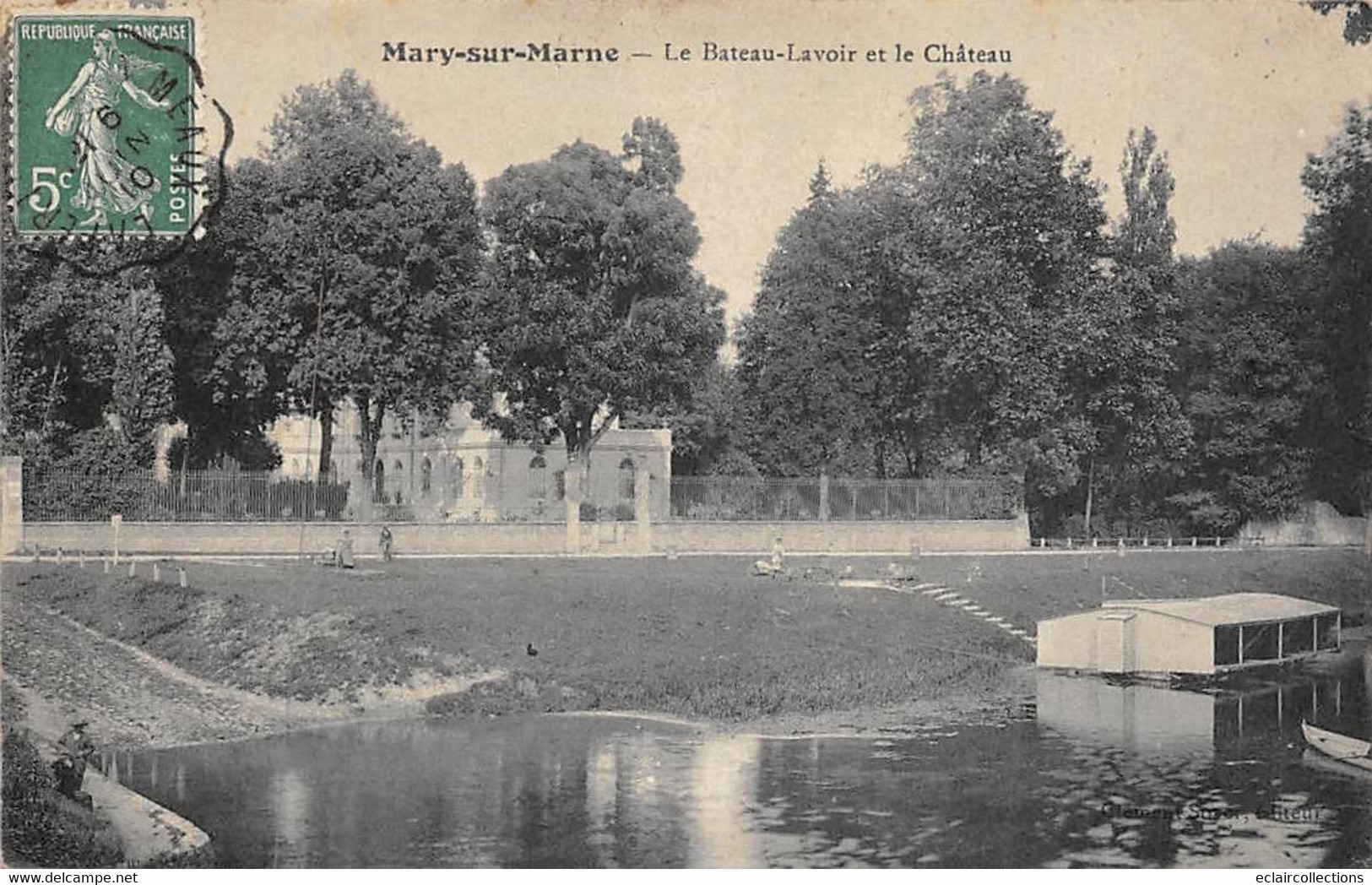 Mary Sur Marne         77         Bateau Lavoir Et Le Château     (voir Scan) - Autres & Non Classés