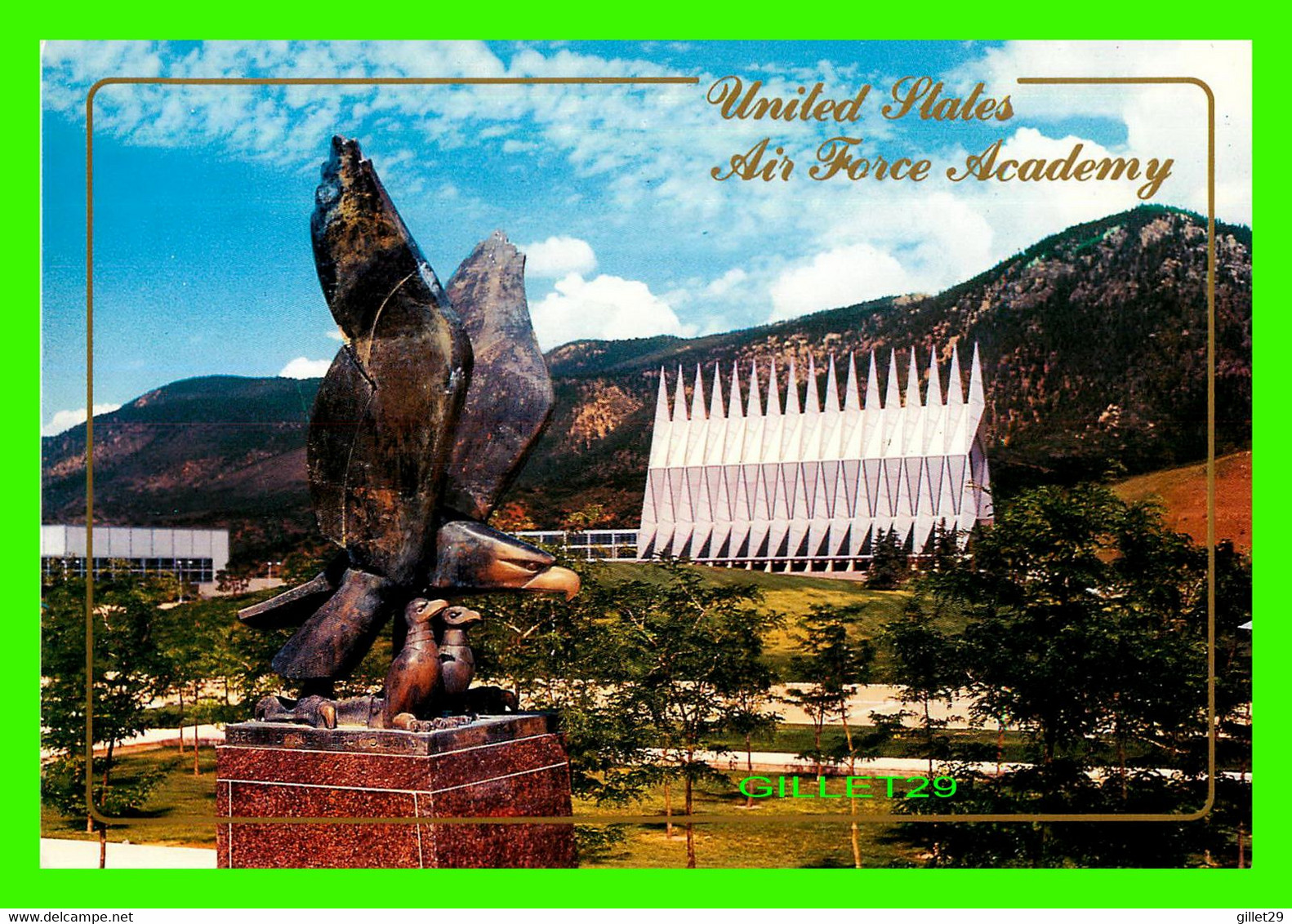 COLORADO SPRINGS, CO - INTERIOR VIEW  CHAPEL  -  U. S. AIR FORCE ACADEMY - PHOTO BY WILLIAM P. SANBORN - - Colorado Springs