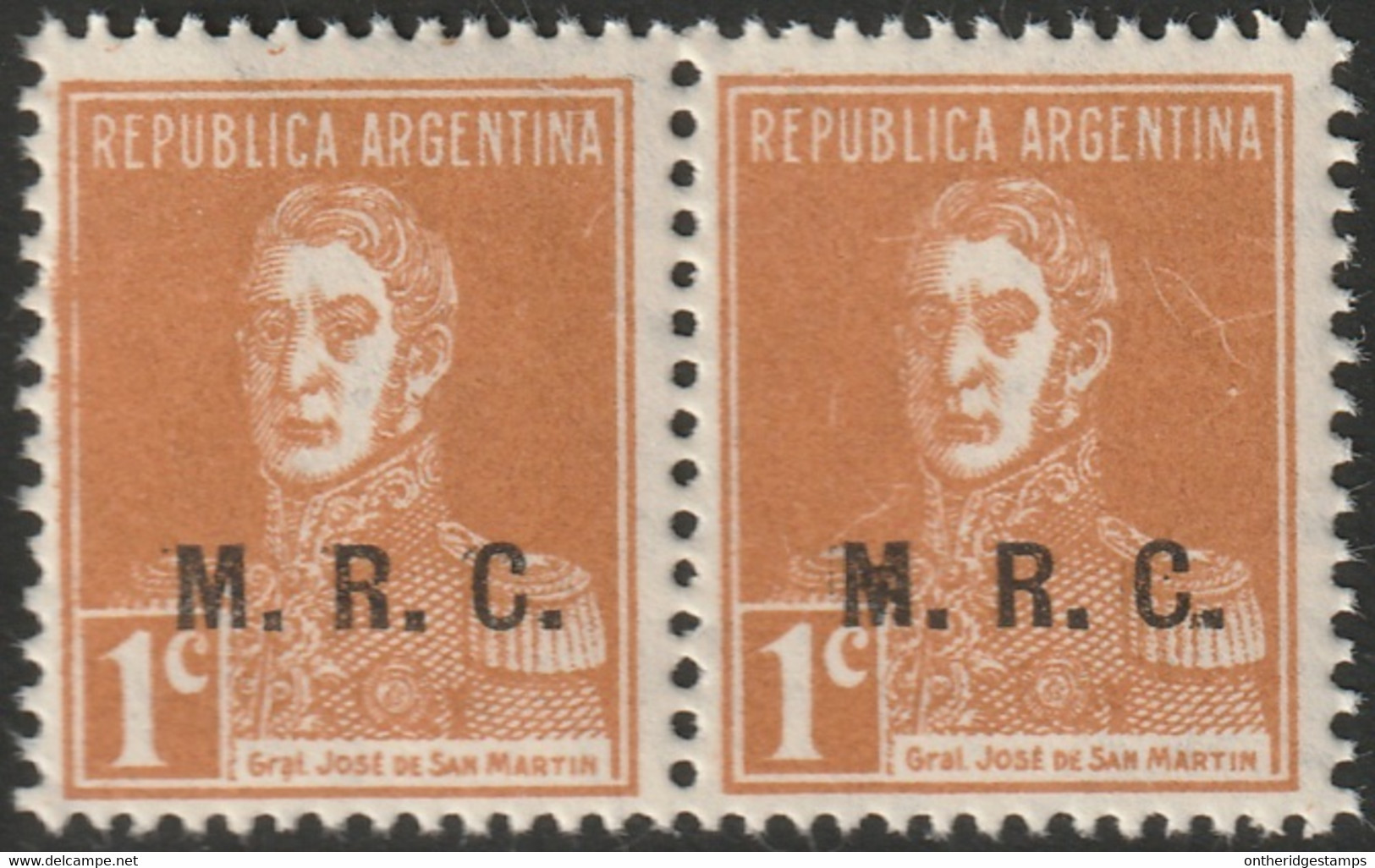 Argentina 1924 Sc OD337  Official Pair MNH** - Servizio