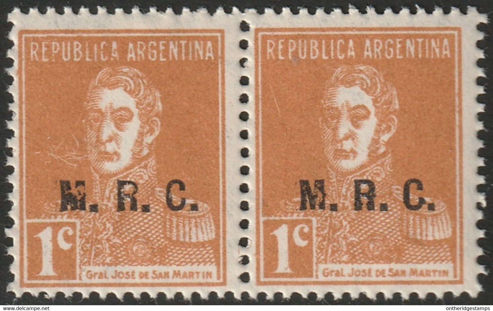 Argentina 1924 Sc OD337  Official Pair MNH** - Oficiales