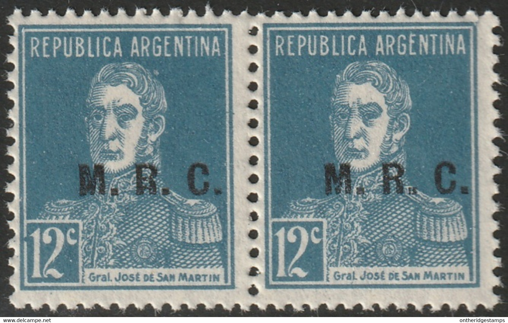 Argentina 1924 Sc OD342  Official Pair MNH** - Service