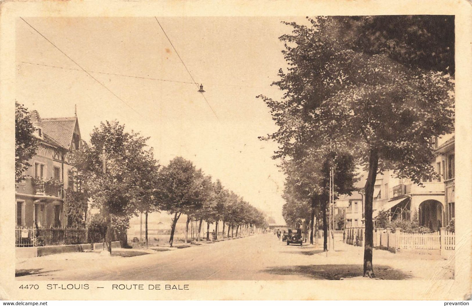 SAINT-LOUIS - Route De Bale - Carte Circulé En 1939 - Saint Louis