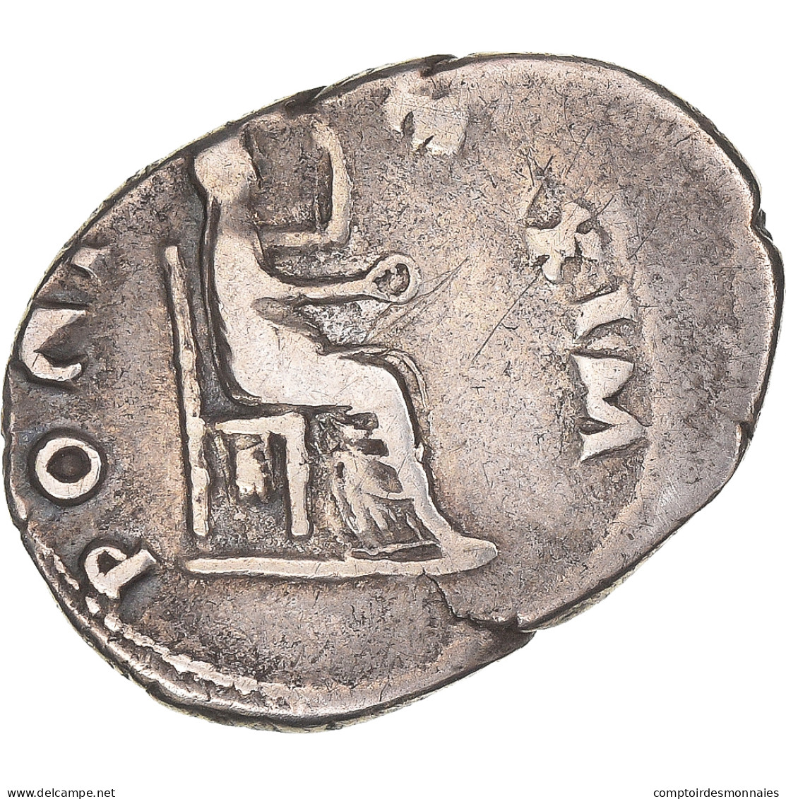 Monnaie, Vitellius, Denier, 69, Rome, TB, Argent, RIC:I-107 - La Dinastía Flavia (69 / 96)