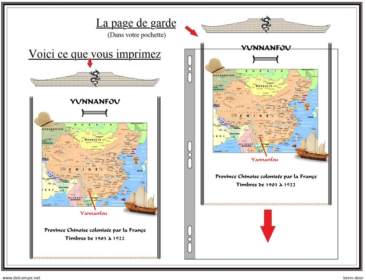 Album De Timbres à Imprimer  YUNNANFOU - Autres & Non Classés