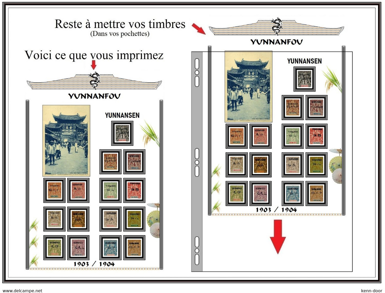 Album De Timbres à Imprimer  YUNNANFOU - Altri & Non Classificati