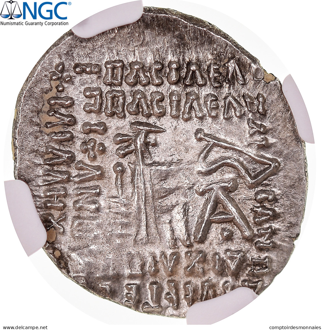 Monnaie, Royaume Parthe, Artaban IV, Drachme, Ca. 10-38, Ecbatane, Gradée, NGC - Oriental