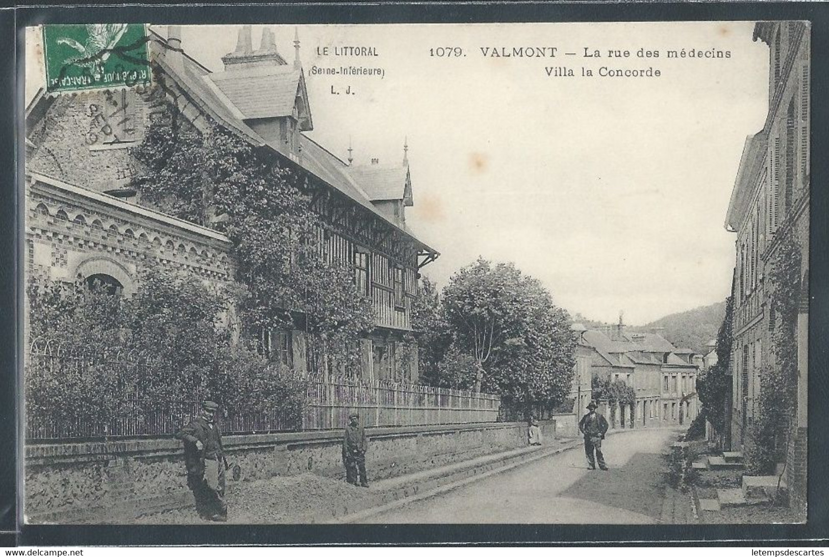 CPA 76 - Valmont, La Rue Des Médecins - Villa La Concorde - Valmont