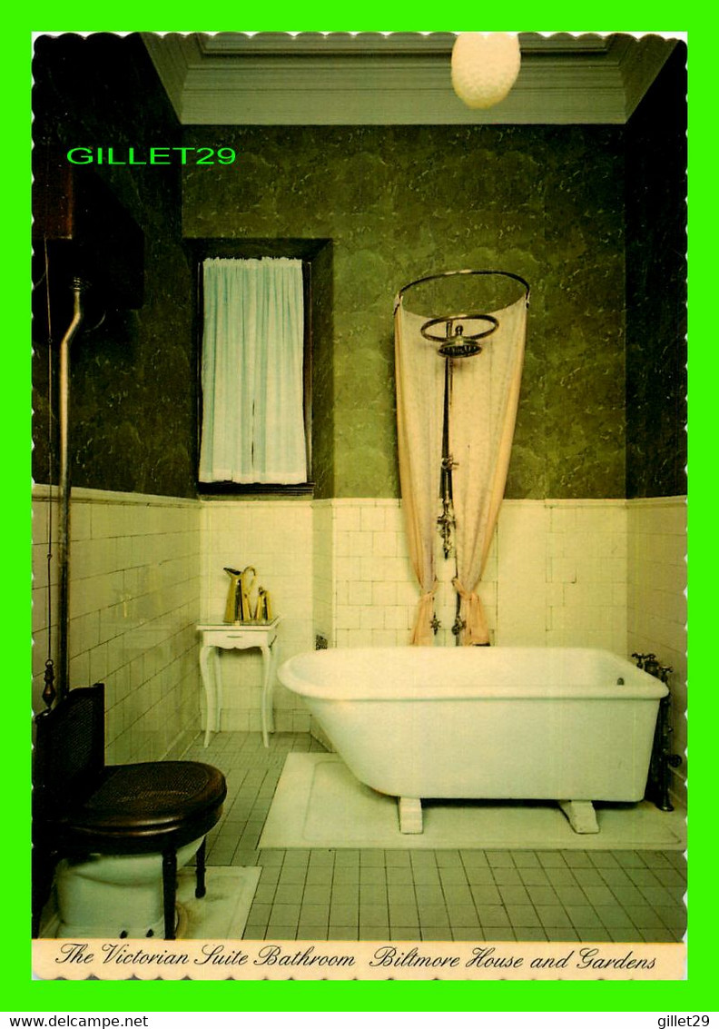 ASHEVILLE, NC - THE VICTORIA SUITE BATHROOM  AT BILTMORE HOUSE AND GARDENS - DEXTER PRESS INC - 1983, THE BILTMORE CO - - Asheville