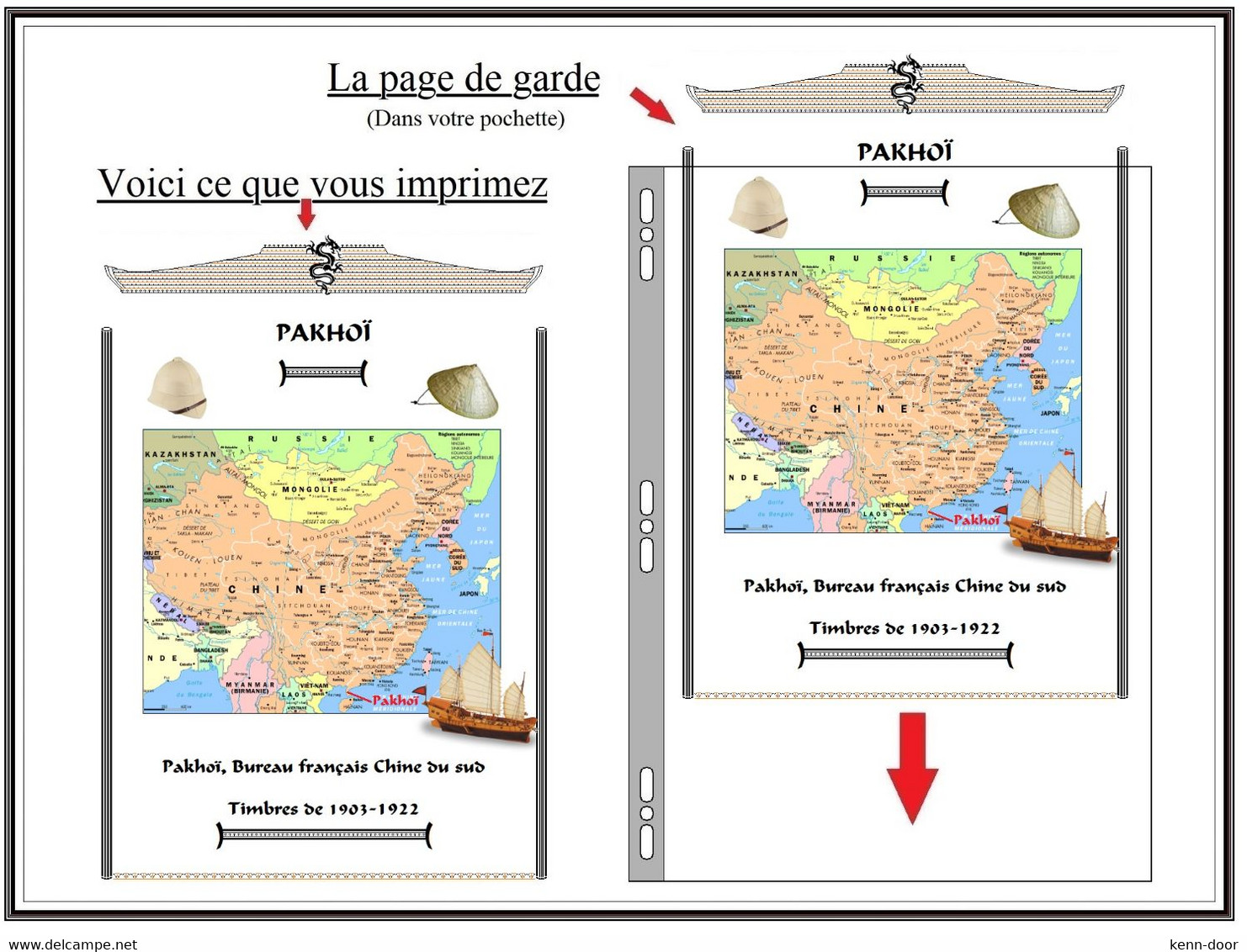 PAKHOÏ  Album De Timbres à Imprimer - Autres & Non Classés