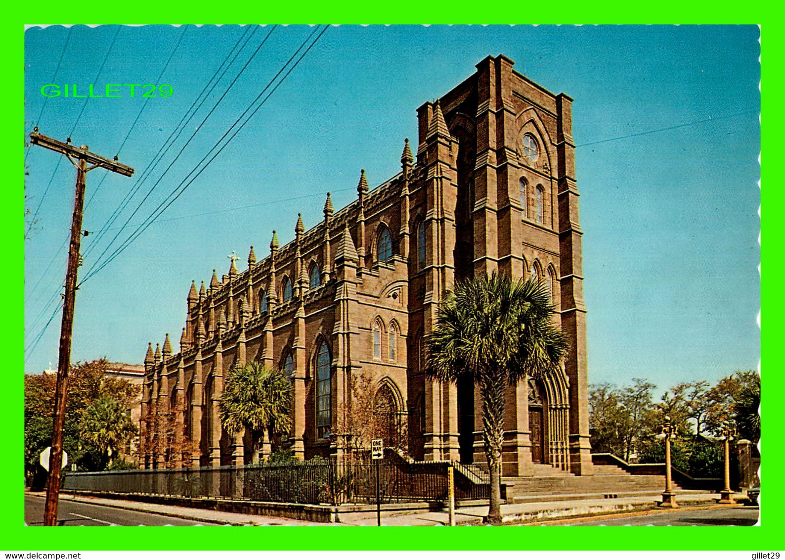 CHARLESTON, SC - CATHEDRAL OF ST JOHN THE BAPTIST - CHARLESTON POST CARD CO - DEXTER PRESS INC - - Charleston