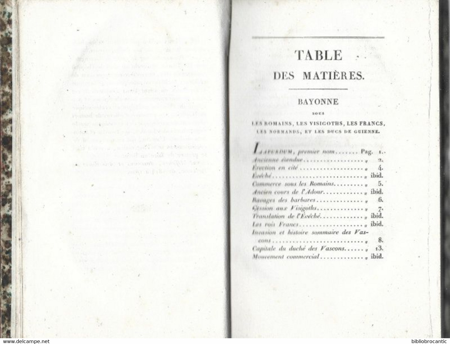 * NOUVELLE CHRONIQUE De La VILLE De BAYONNE *par Un BAYONNAIS (Jean-Baptiste BAILAC) - Pays Basque