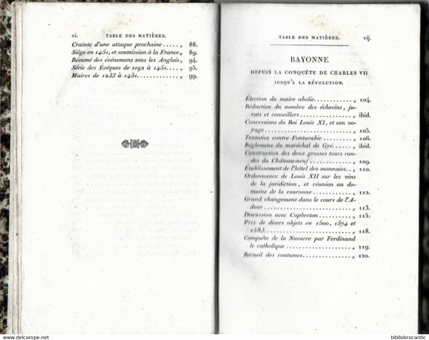 * NOUVELLE CHRONIQUE De La VILLE De BAYONNE *par Un BAYONNAIS (Jean-Baptiste BAILAC) - Baskenland