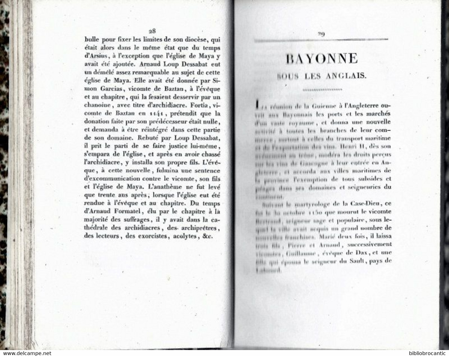 * NOUVELLE CHRONIQUE de la VILLE de BAYONNE *par un BAYONNAIS (Jean-Baptiste BAILAC)
