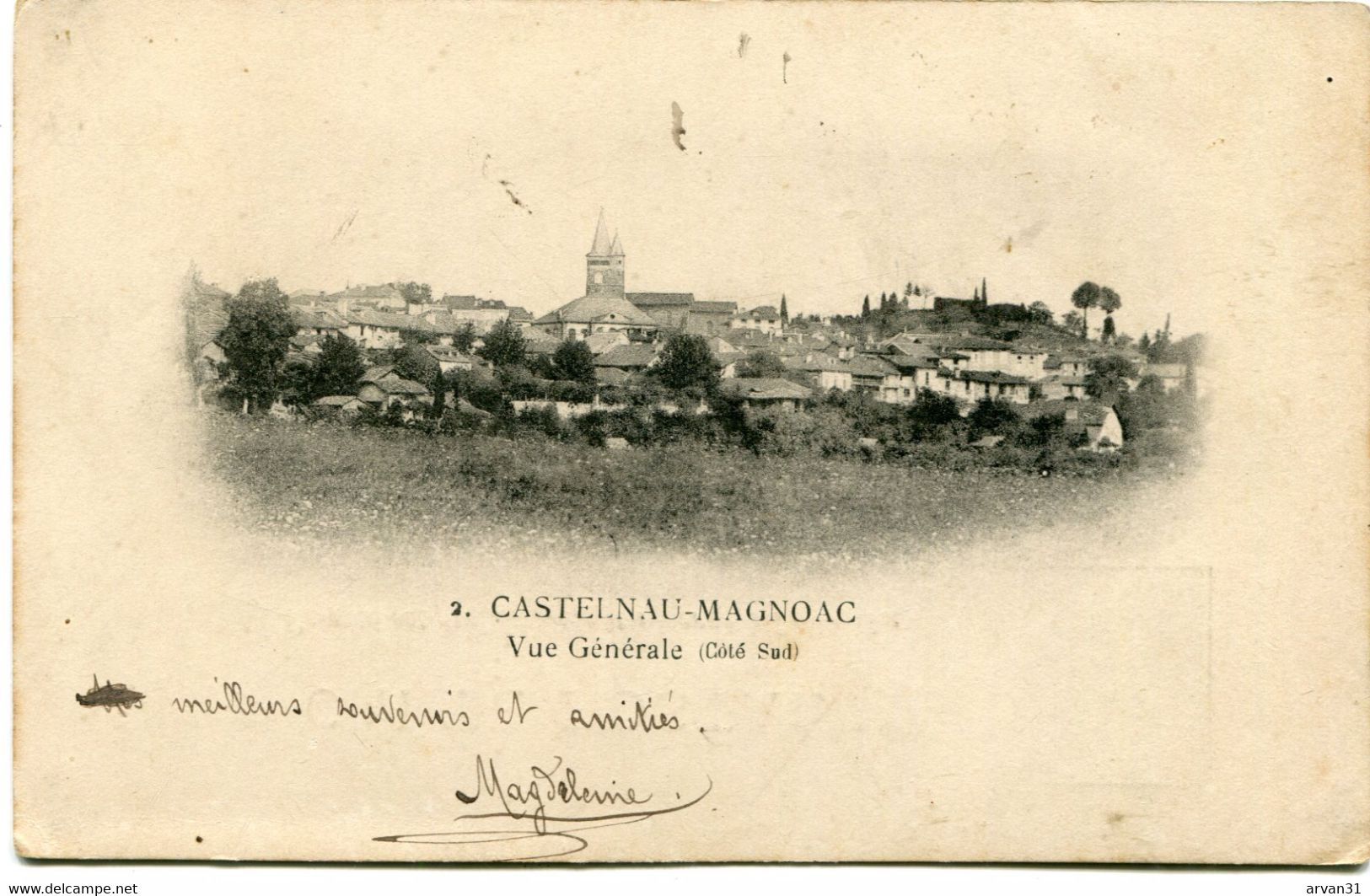 CASTELNAU MAGNOAC - BEAU LOT De 5 CARTES PRECURSEURS ===============> PORT GRATUIT - - Castelnau Magnoac