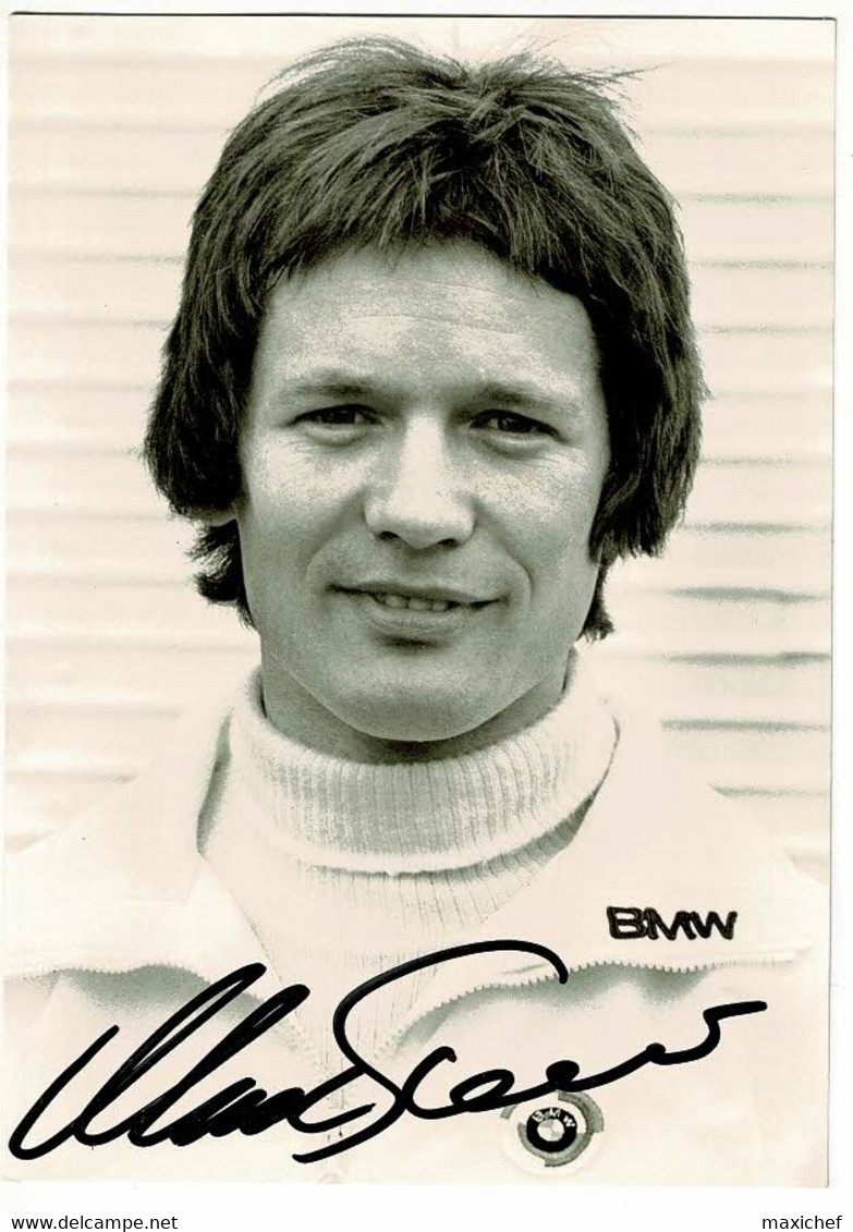 Carte Dédicace Marc Surer - BMW Werksfahrer - 1977 BMW-Junior-Team - 1978 Polifac-BMW-Junior-Team - Sporters