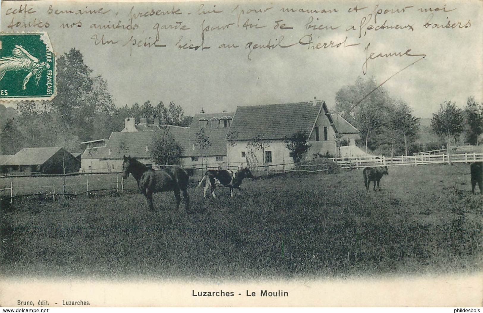 VAL D'OISE  LUZARCHES  Le Moulin - Luzarches