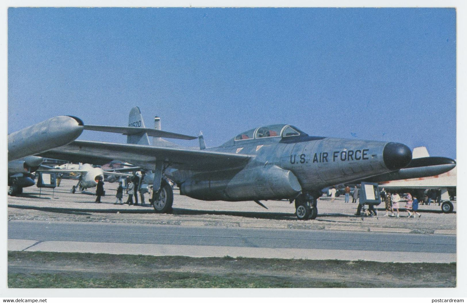 USAF OH Museum F-89 FIGHTER JET Postcard - Pittsburgh