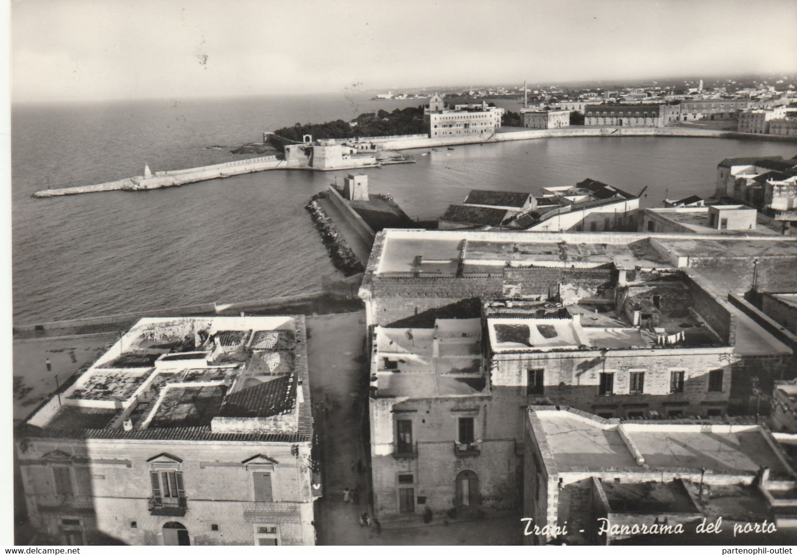 Cartolina - Postcard /  Viaggiata - Sent  / Trani -  Panorama Del Porto. ( Gran Formato ) Viaggiata Anni 60° - Trani