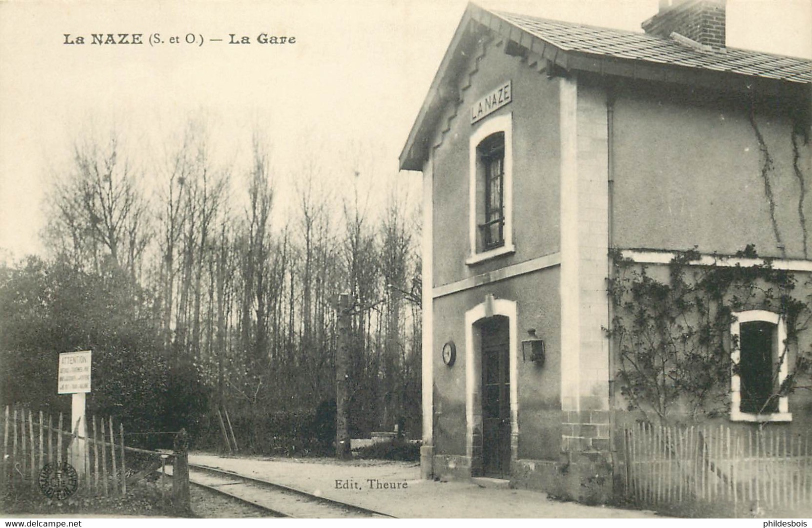VAL D'OISE  LA NAZE (Valmondois)  La Gare - Valmondois