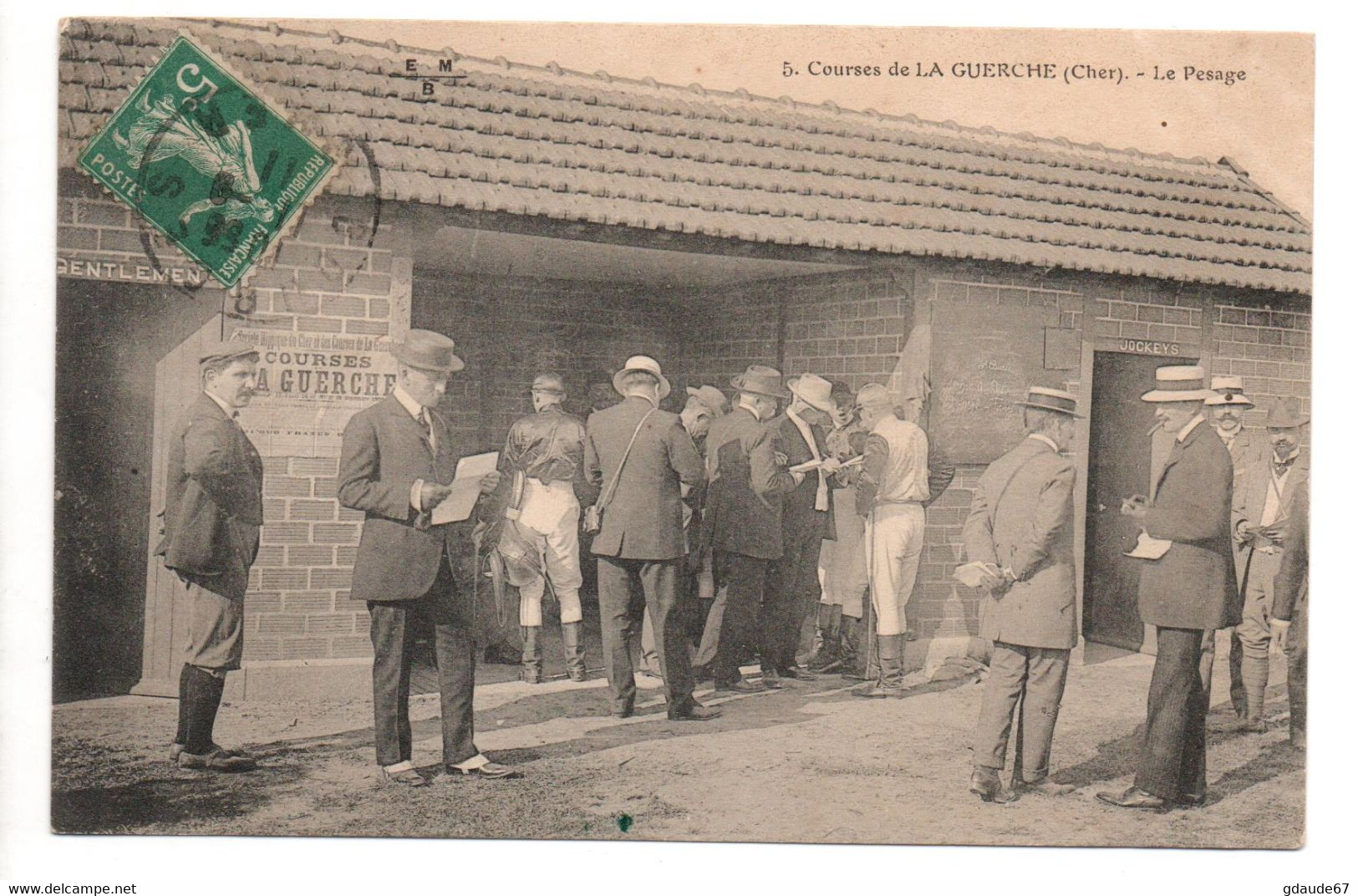 COURSES De LA GUERCHE (18) - LE PESAGE - HIPPODROME / HIPPISME - La Guerche Sur L'Aubois