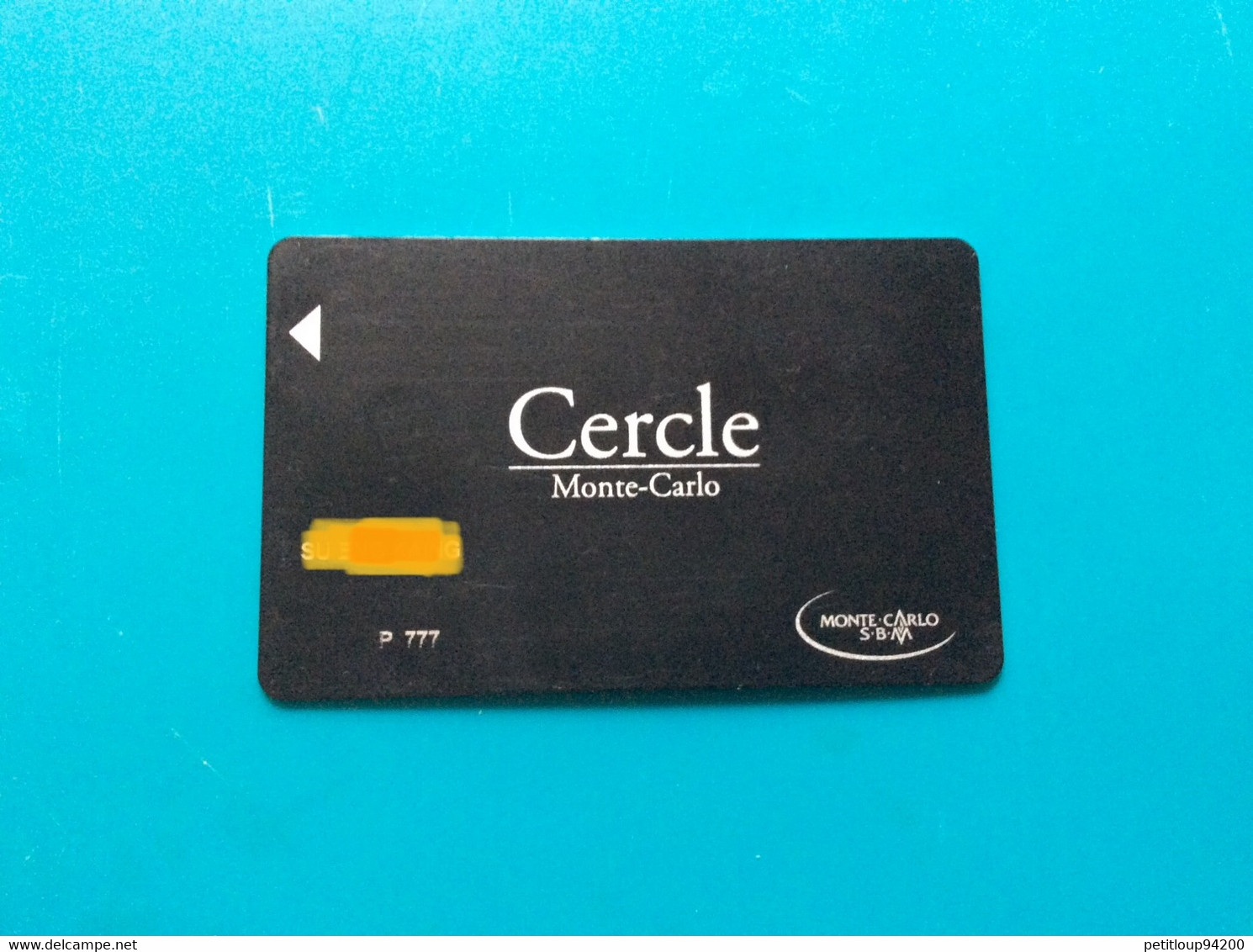 CARTE DE Casino  CERCLE  Monte-Carlo - Carte Di Casinò