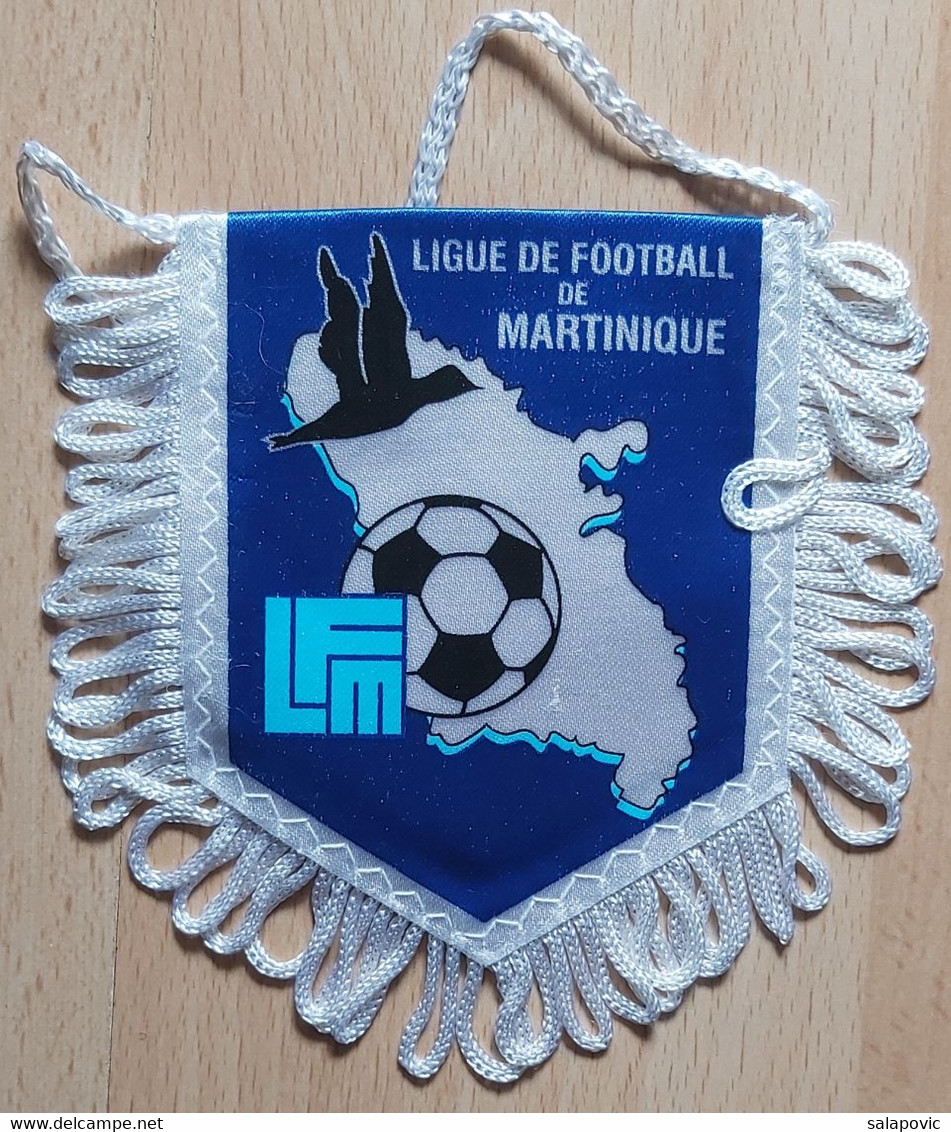 Ligue De Football De La Martinique France Football Federation SOCCER, FUTBOL, CALCIO PENNANT, SPORTS FLAG SZ74/47 - Habillement, Souvenirs & Autres