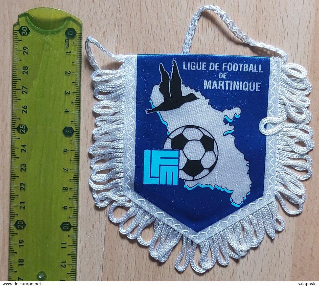 Ligue De Football De La Martinique France Football Federation SOCCER, FUTBOL, CALCIO PENNANT, SPORTS FLAG SZ74/47 - Abbigliamento, Souvenirs & Varie