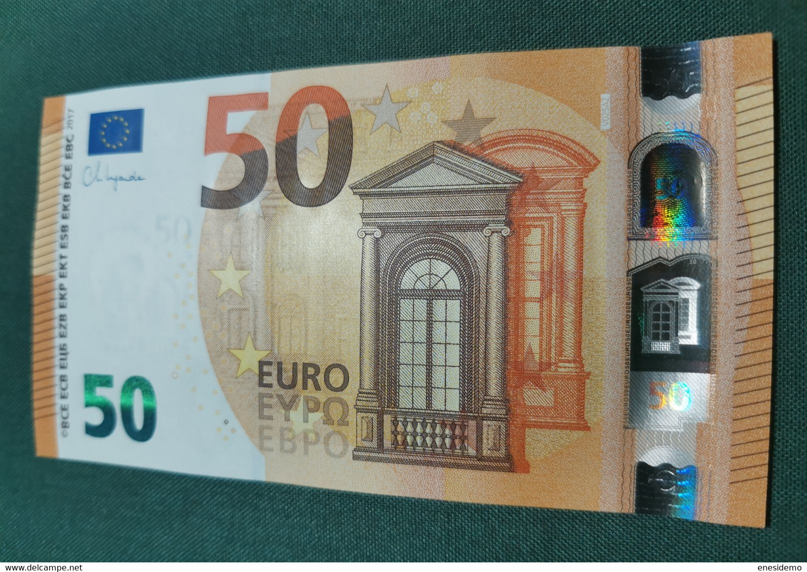 50 EURO SPAIN 2017 LAGARDE V025A2 VC SC FDS UNCIRCULATED PERFECT - 50 Euro