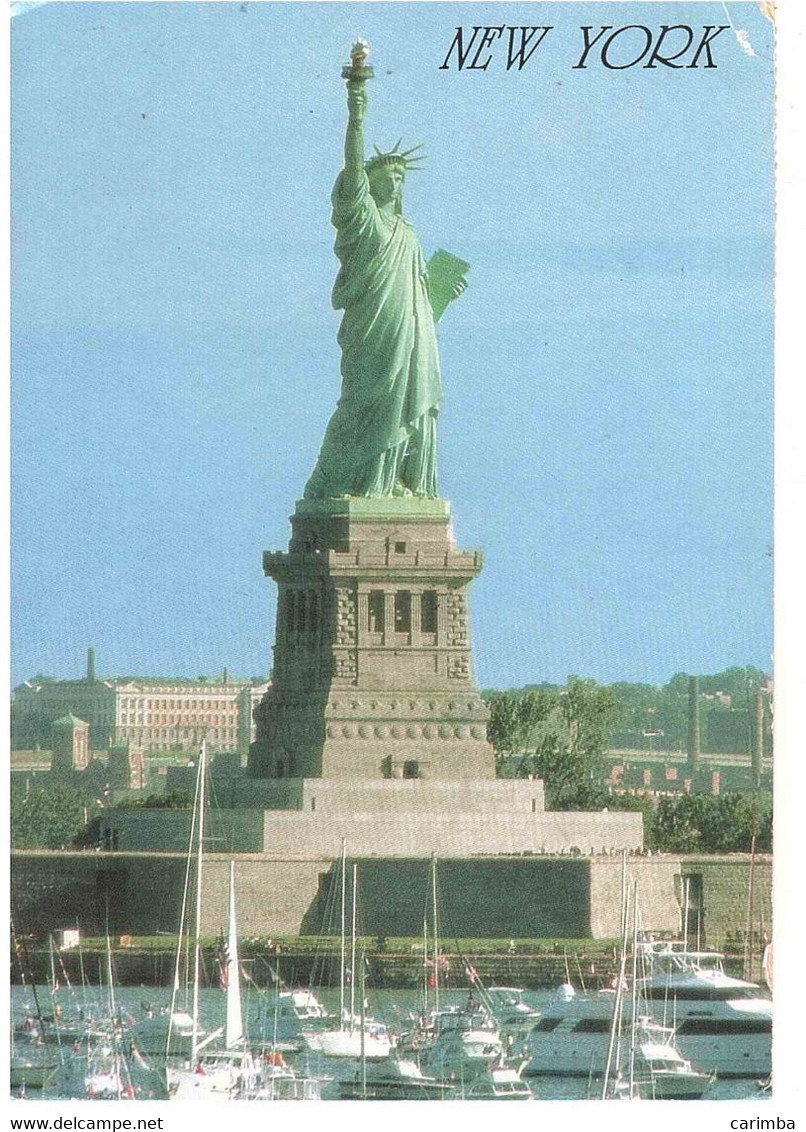 WUORLDCUP USA94 CARTOLINA PER ITALIA NEWYORK - Statue De La Liberté