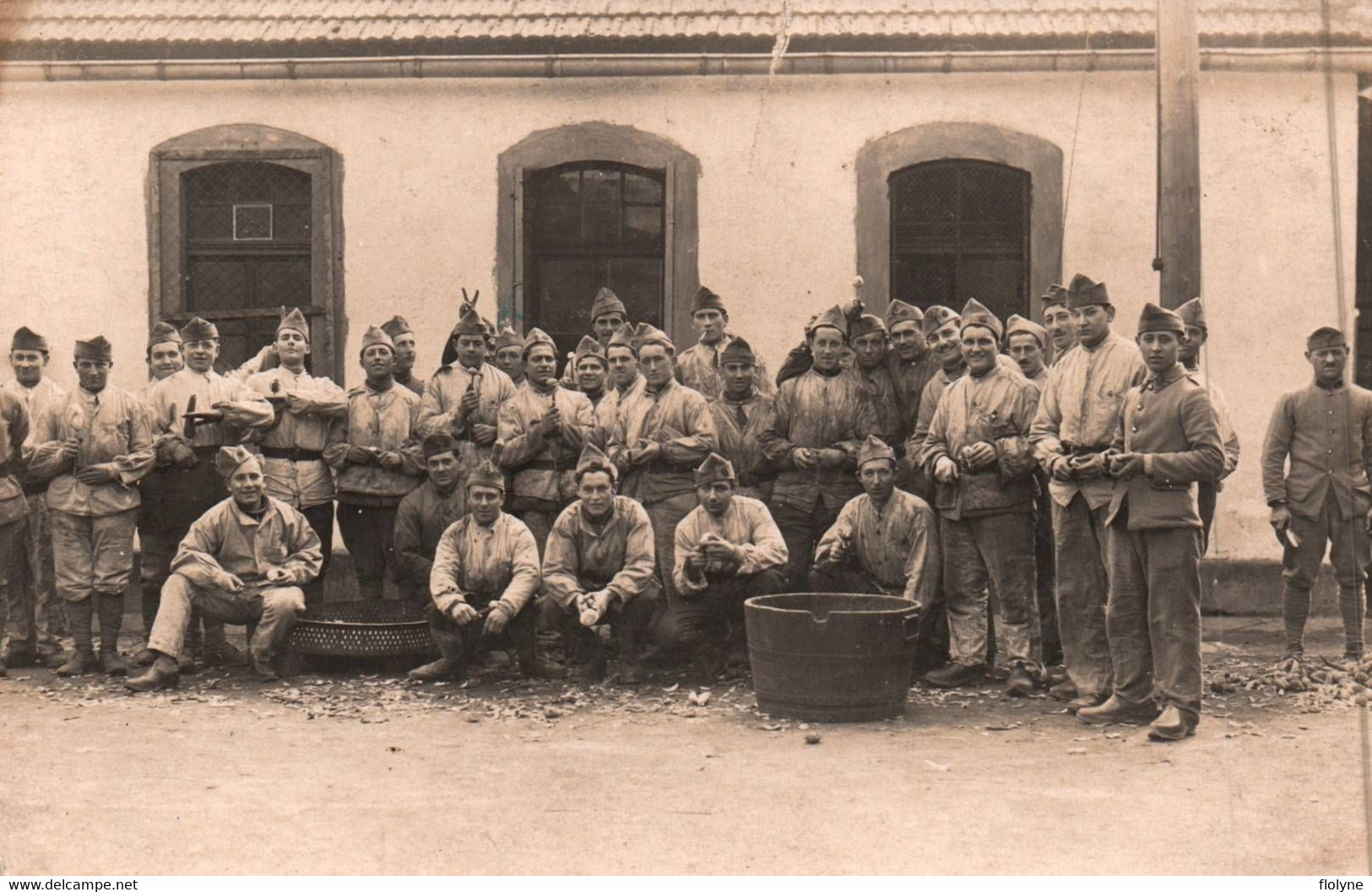 Pologne , Fort Prittwitz - Militaria - Carte Photo - Prisonniers Soldats Français - Cachet STALAG XXI D - Poland - Weltkrieg 1939-45