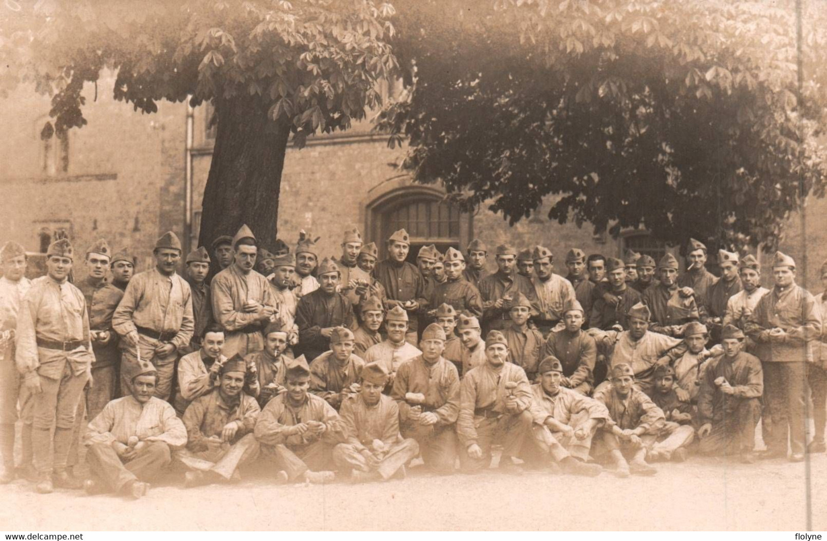 Militaria - Carte Photo - Groupe Prisonniers Soldats Français ? - Militaires - Weltkrieg 1939-45