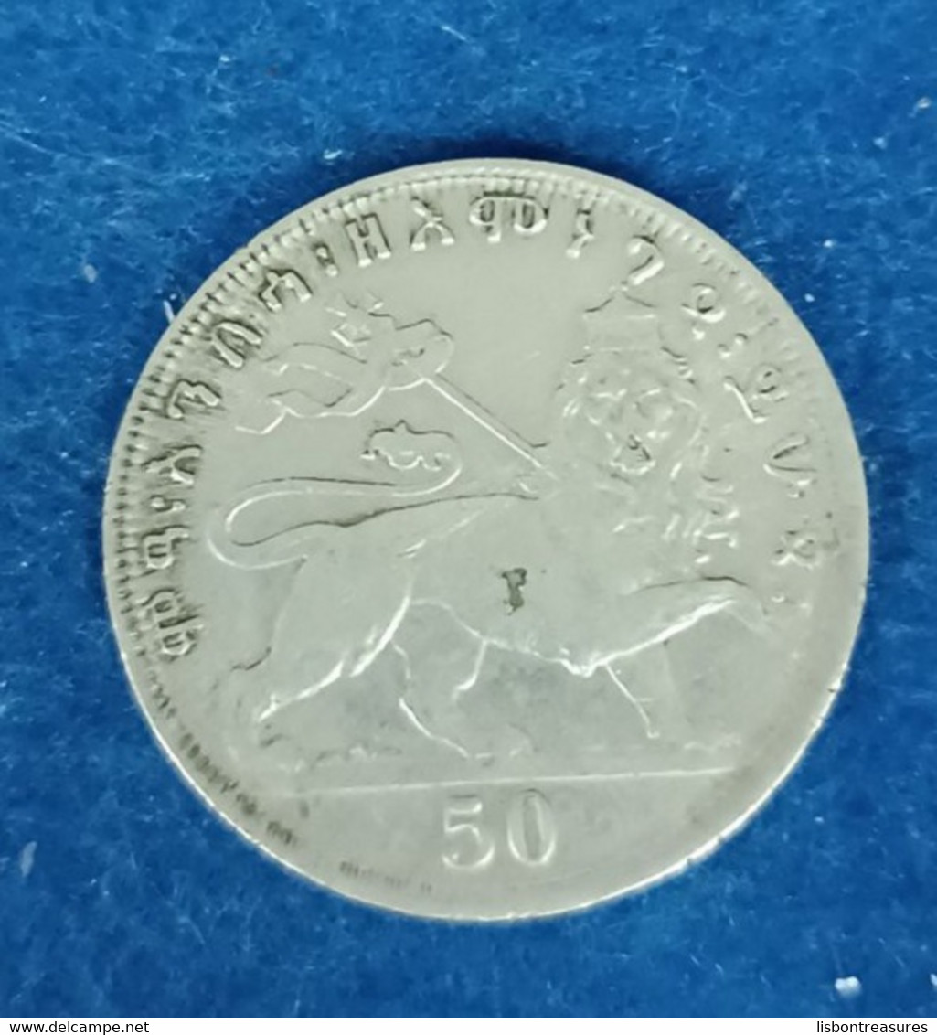 ETHIOPIA 50 MATONAS COIN 1931 - Aethiopien