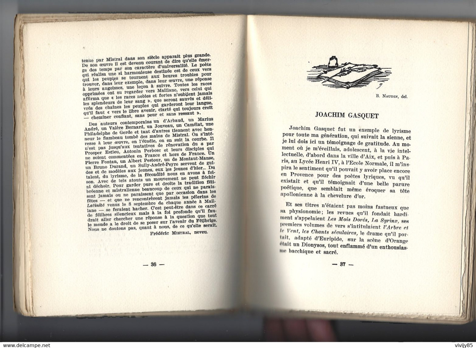 06 - Livre Peu Courant Numéroté ( N° 61 ) " Almanach De PROVENCE  Et Du Comté De NICE " - 1937 - Côte D'Azur