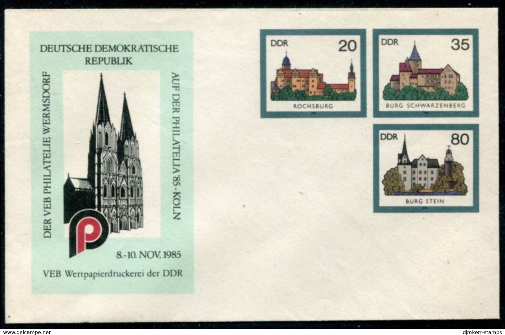 DDR (EAST GERMANY) 1985 PHILATELIA '85  Cover.unused - Umschläge - Ungebraucht