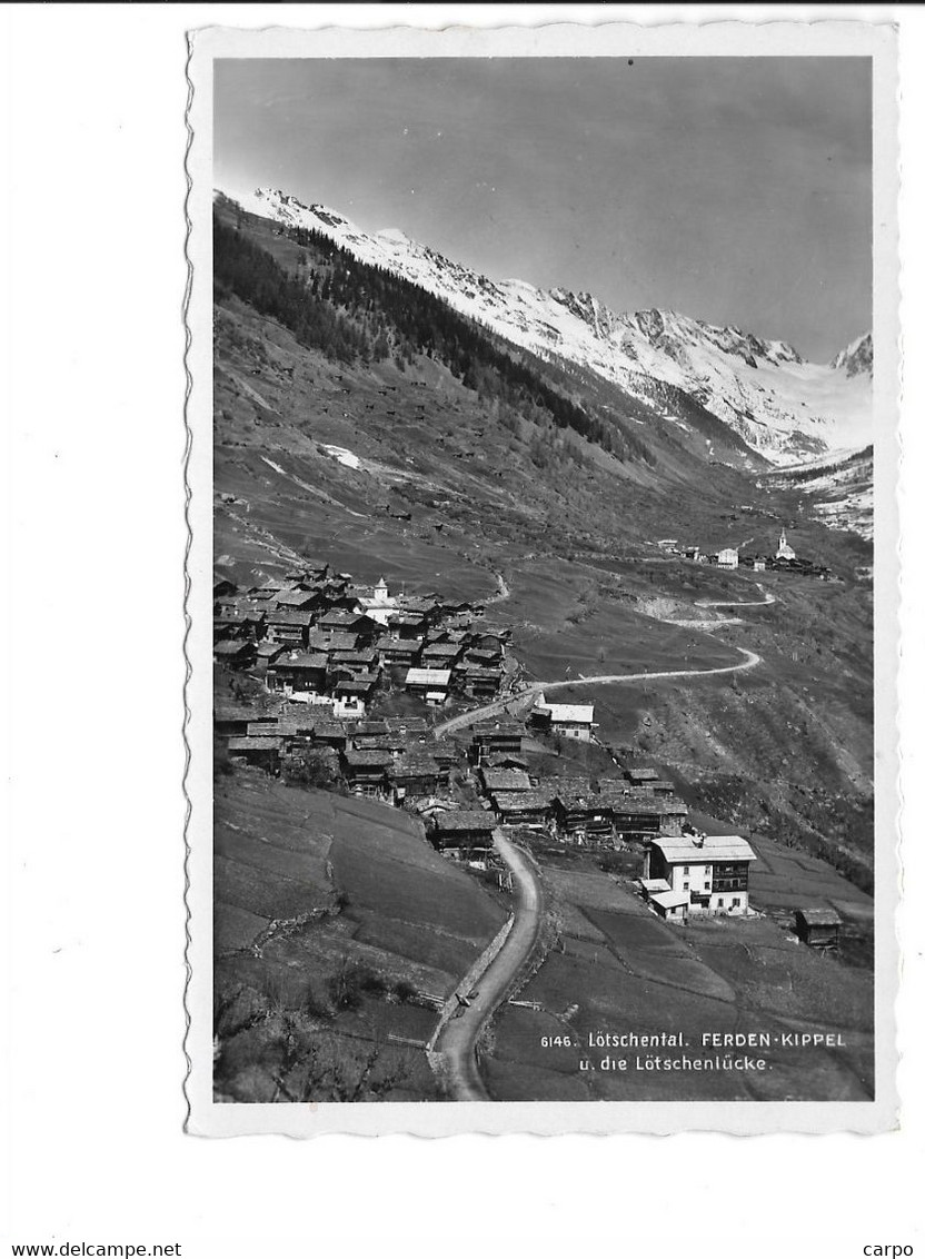 Lötschental. Ferden-Kippel U. Die Lötschenlücke. - Ferden