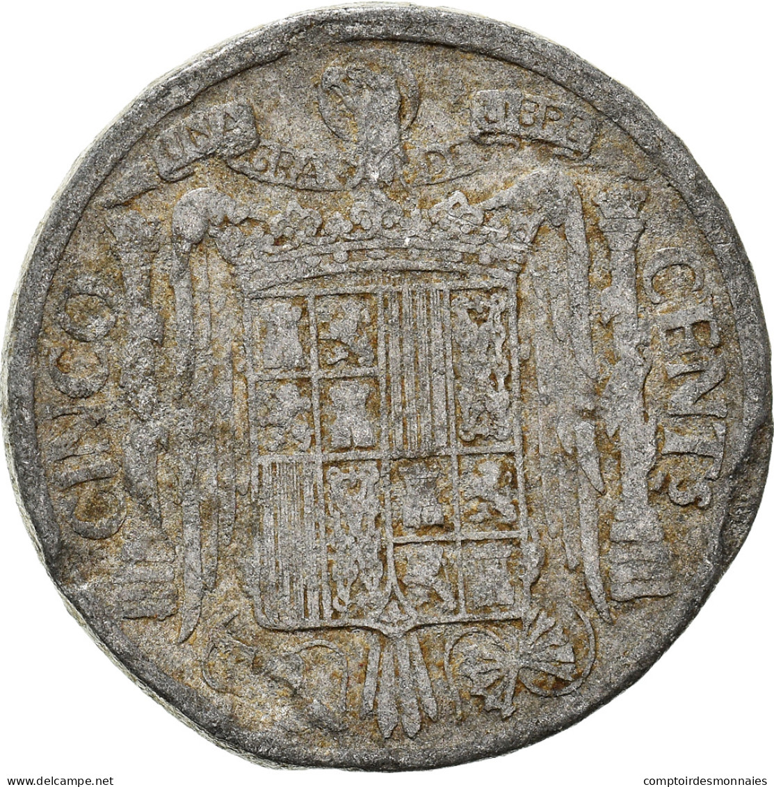 Monnaie, Espagne, 5 Centimos, Undated - 5 Céntimos