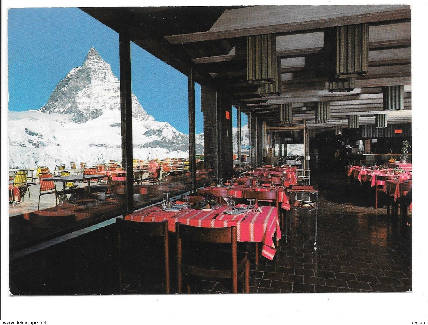 Restaurant Glacier Theodul 2939 M Trockener Steg Bei Zermatt. - Steg