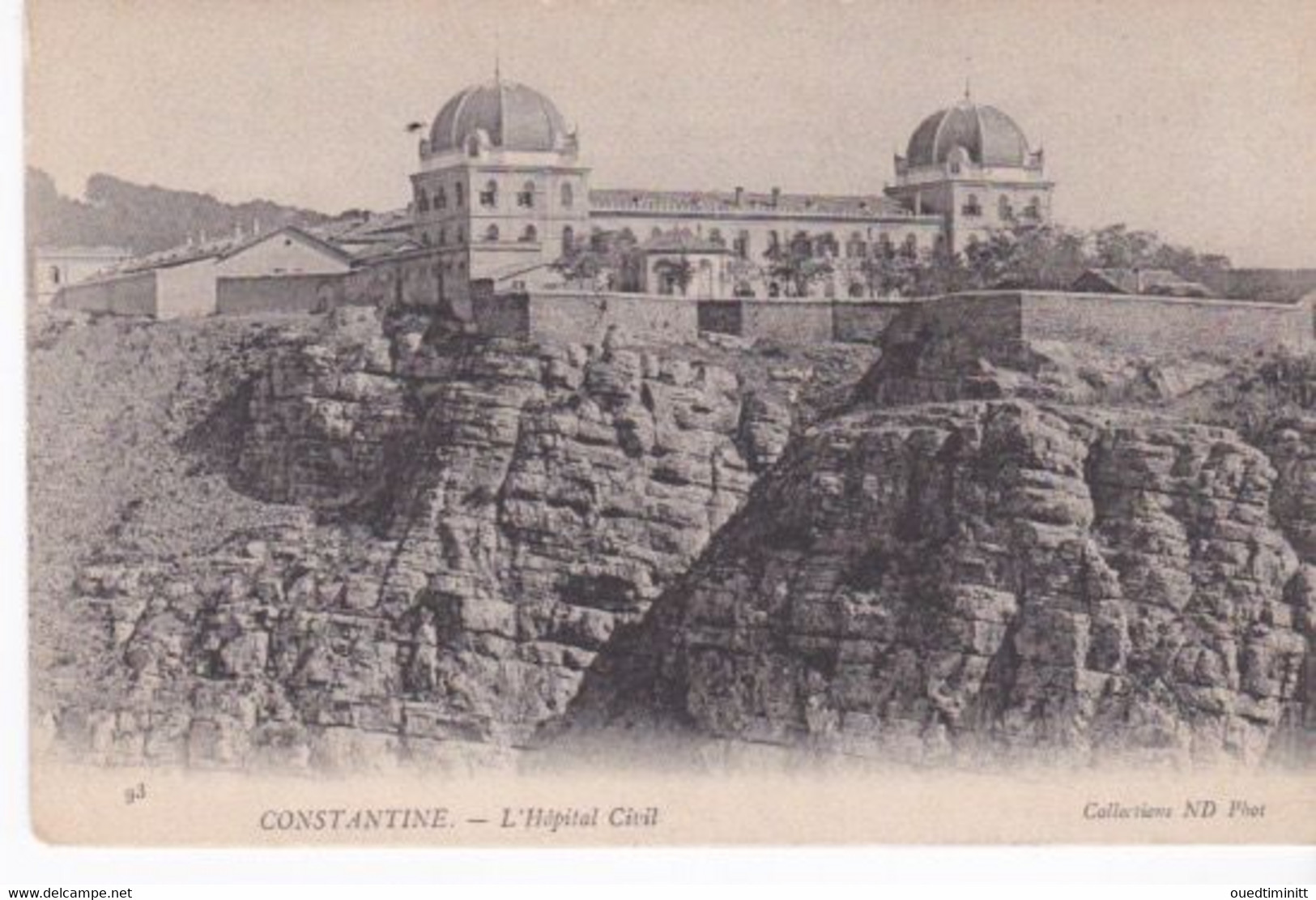 Algérie, Constantine, L'hôpital Civil - Constantine