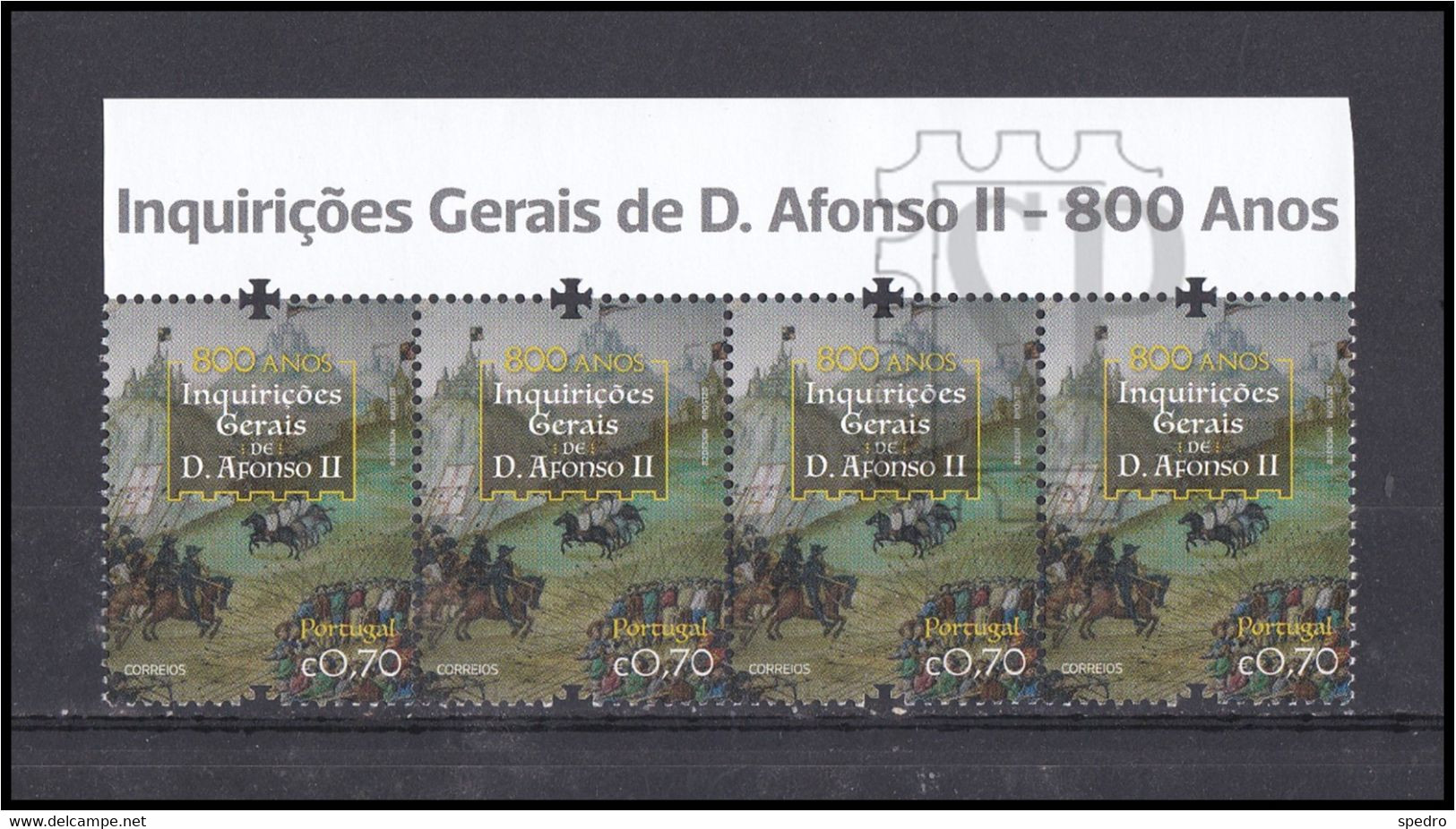 Portugal 2020 Inquirições Gerais De D.Afonso II 800 Anos History História Upper Line - Full Sheets & Multiples