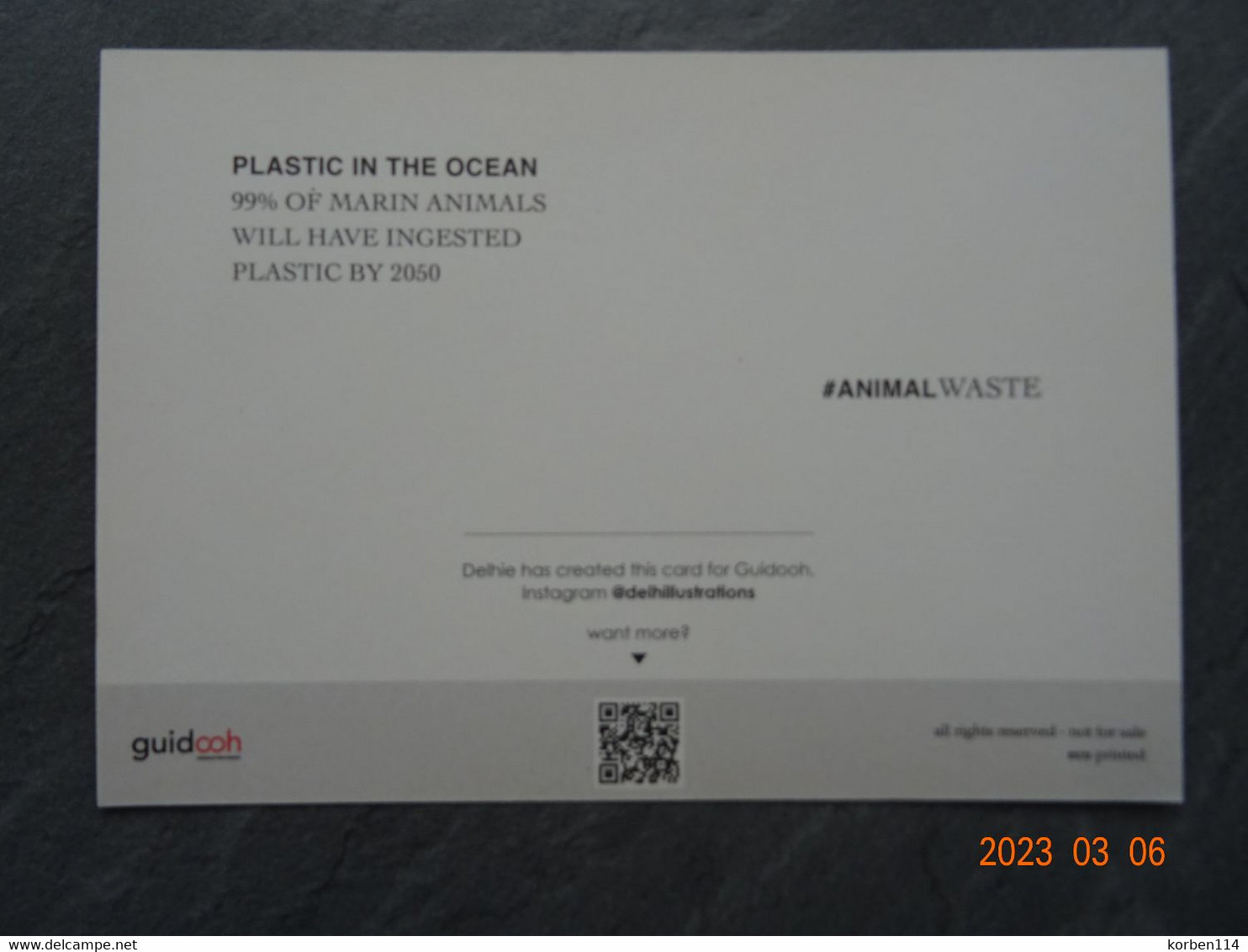 PLASTIC IN THE OCEAN  #ANIMAL WASTE - Santé
