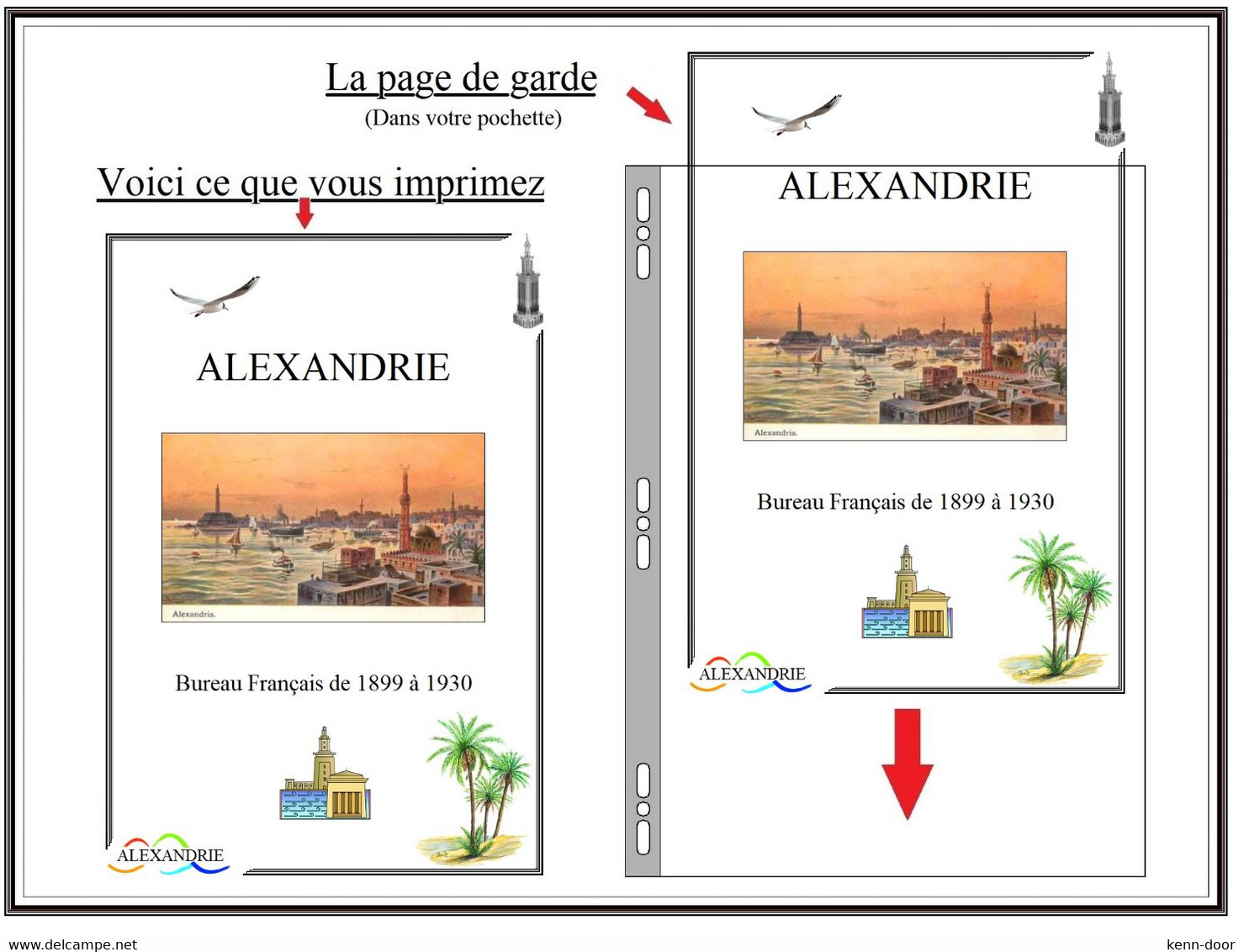 Album De Timbres à Imprimer   ALEXANDRIE - Autres & Non Classés