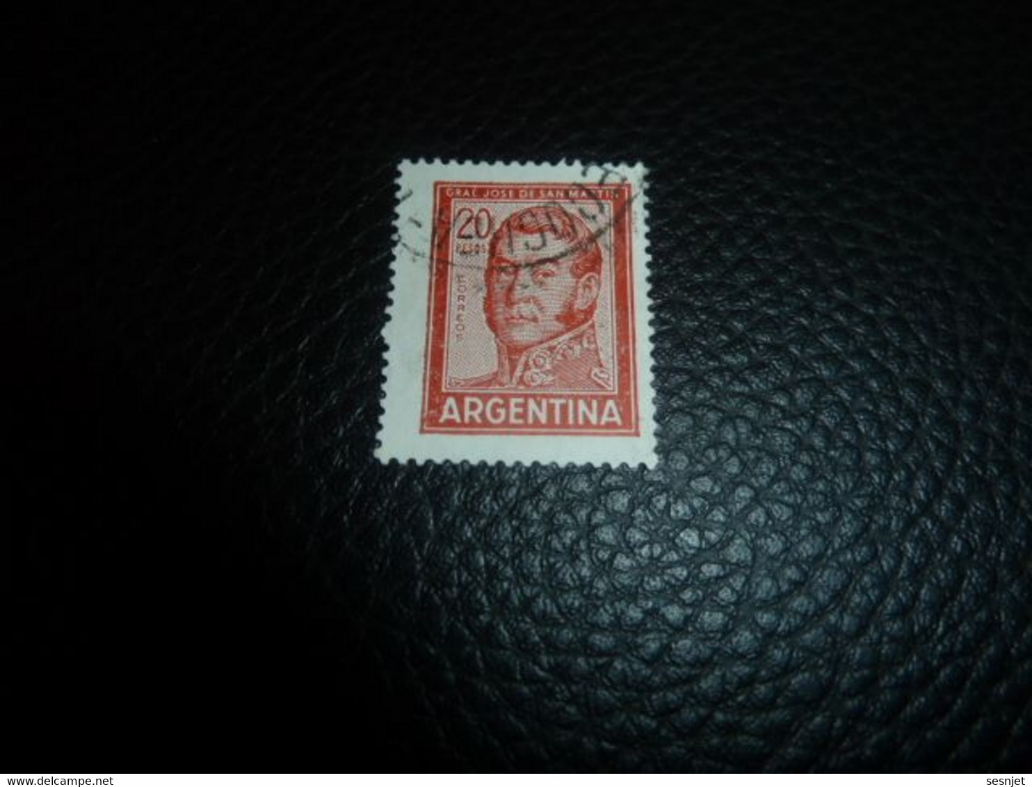 Argentina - Général José De San Martin - 20 Pesos - Yt 781 - Rouge - Oblitéré - Année 1965 - - Used Stamps